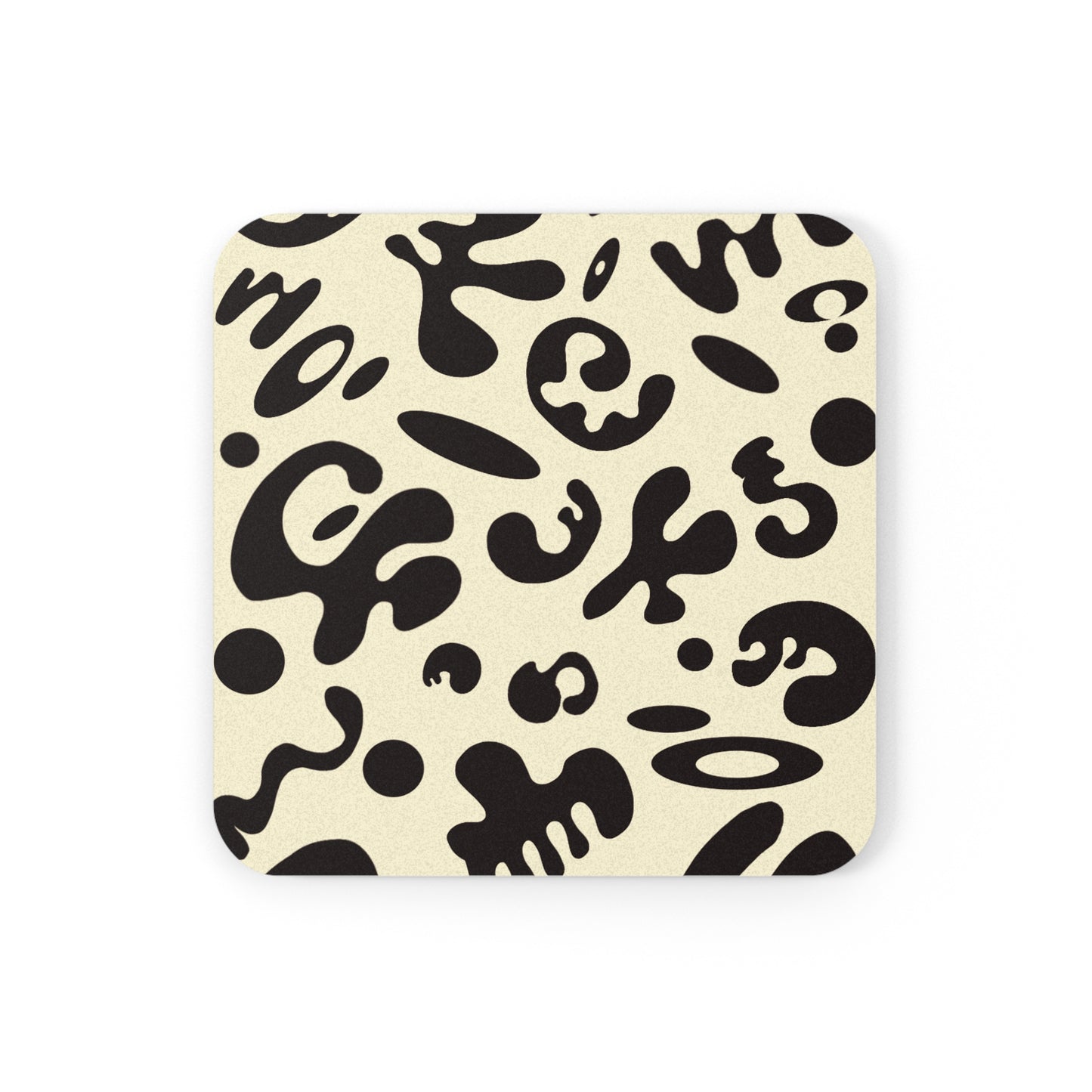 Pure Imagination Cork Back Coaster (Square or Circle) - Blank Page White