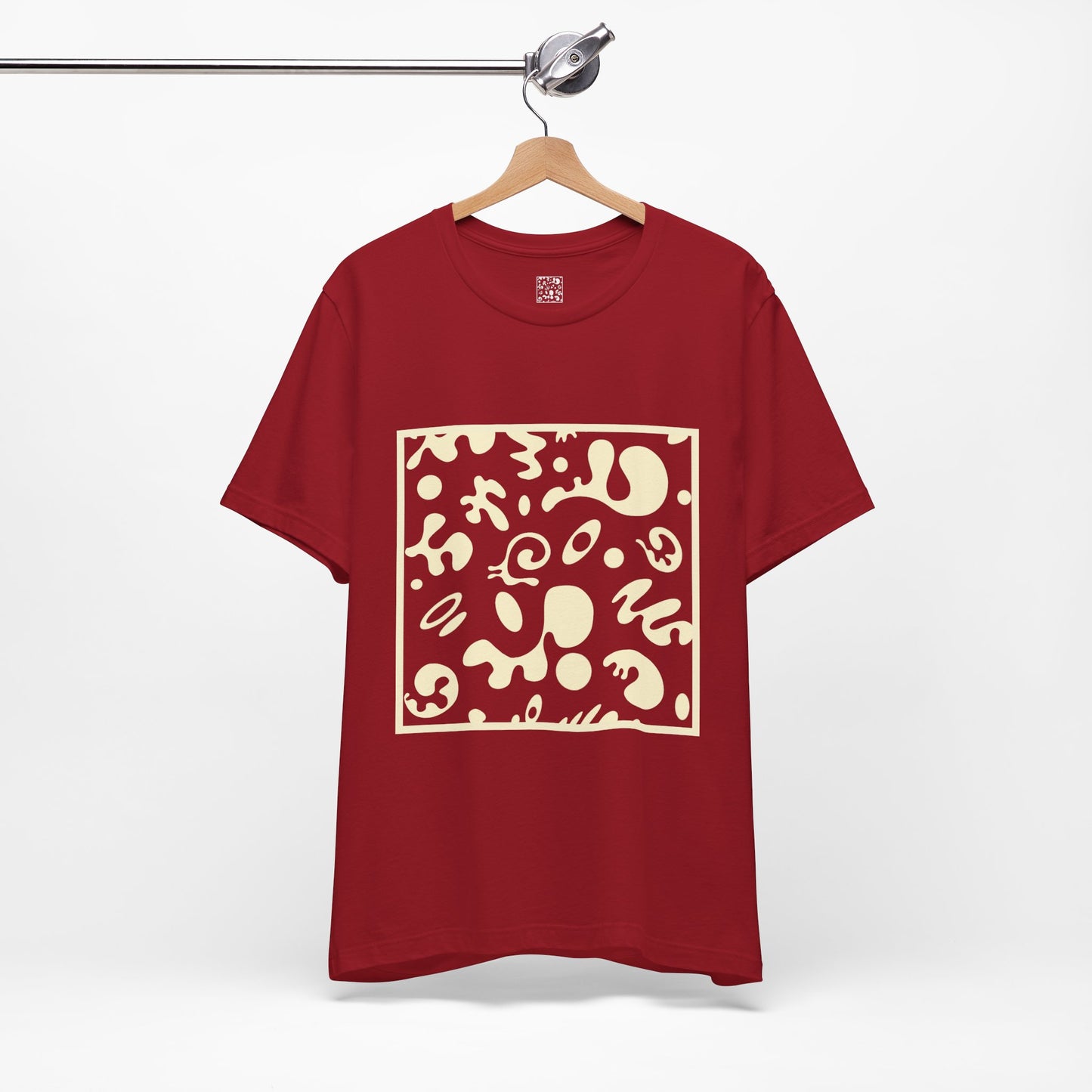 Adorn'd Unisex Jersey Short Sleeve Tee - Blank Page White Print