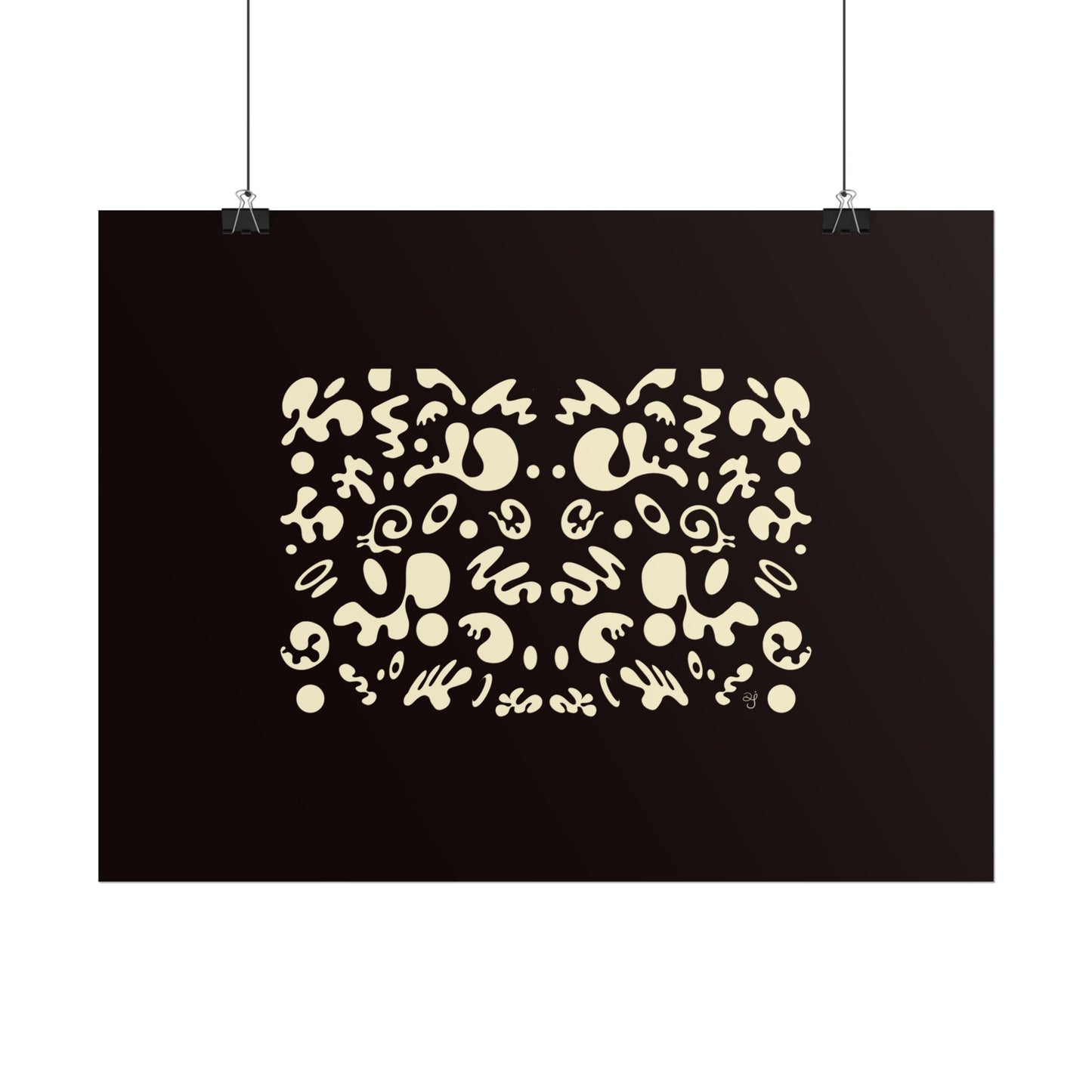 Mirror Work Rolled Poster (Landscape) - Smoke Signal