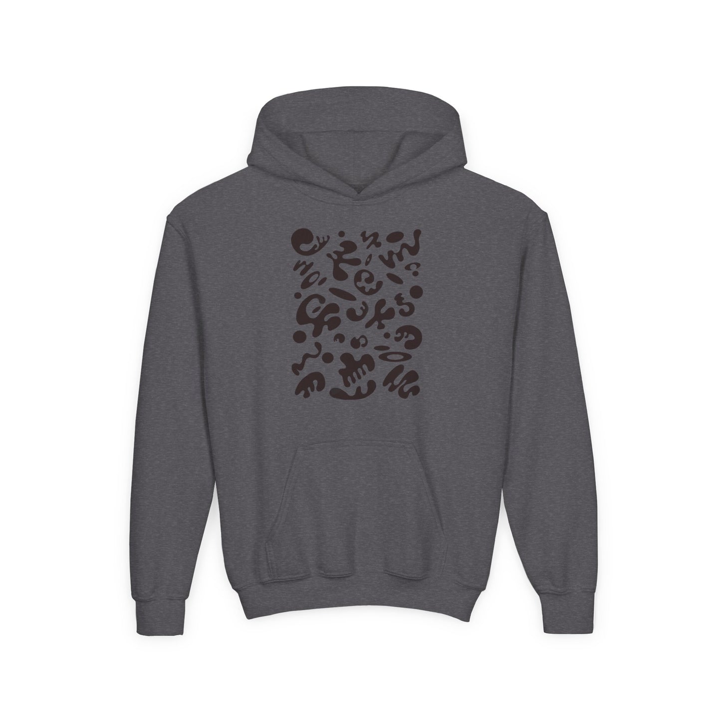 Bright Future Youth Heavy Blend Hooded Sweatshirt - Smoke Signal