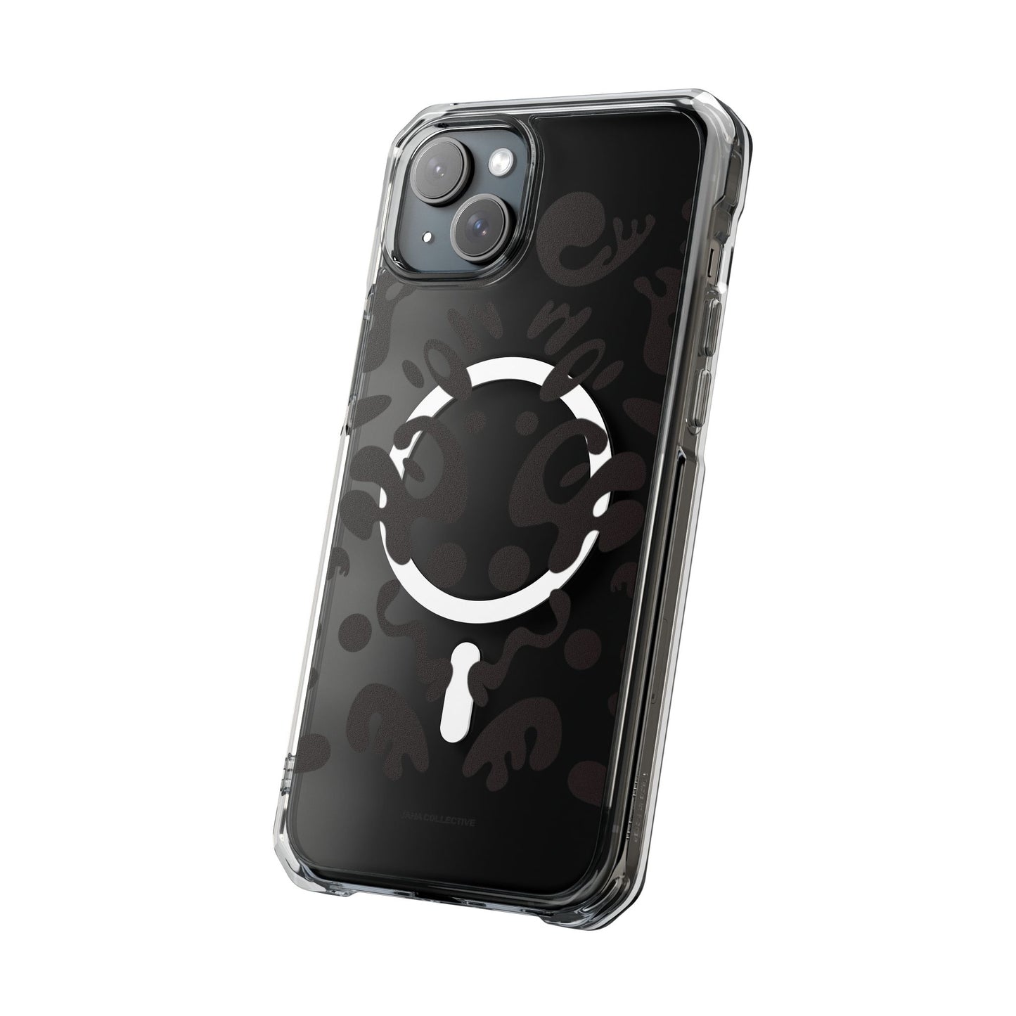 Mirror Work Clear MagSafe Impact Case - Smoke Signal Black