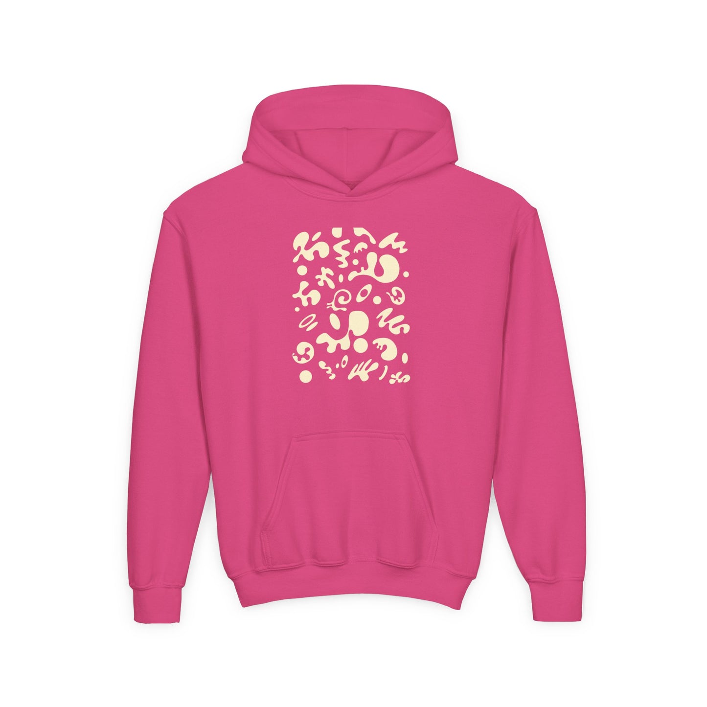 Bright Future Youth Heavy Blend Hooded Sweatshirt - Blank Page