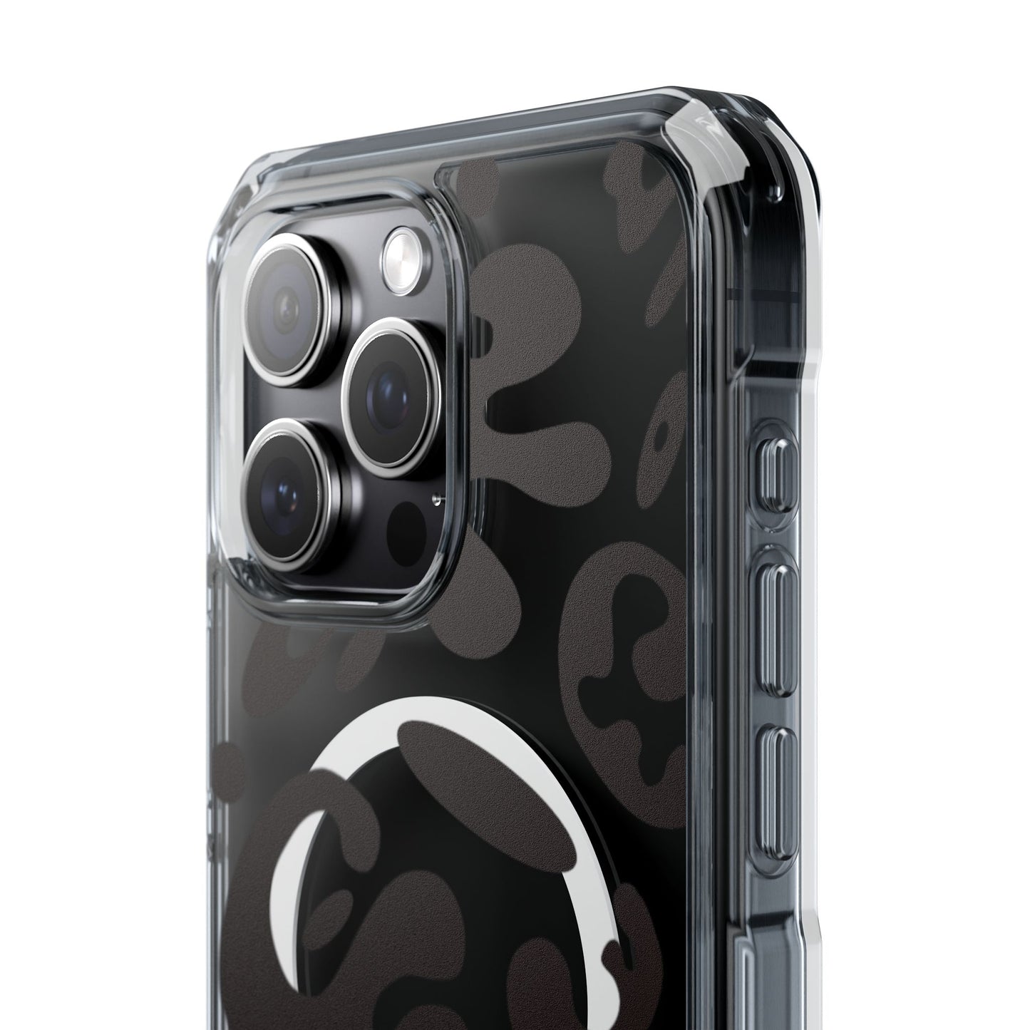 Pure Imagination Clear MagSafe Impact Case - Smoke Signal Black