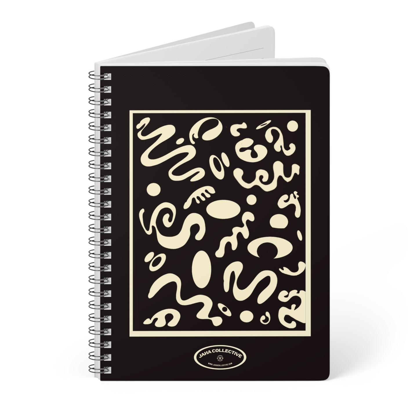Deep Dream Softcover A5 Spiral Notebook (Ruled Line) - Smoke Signal