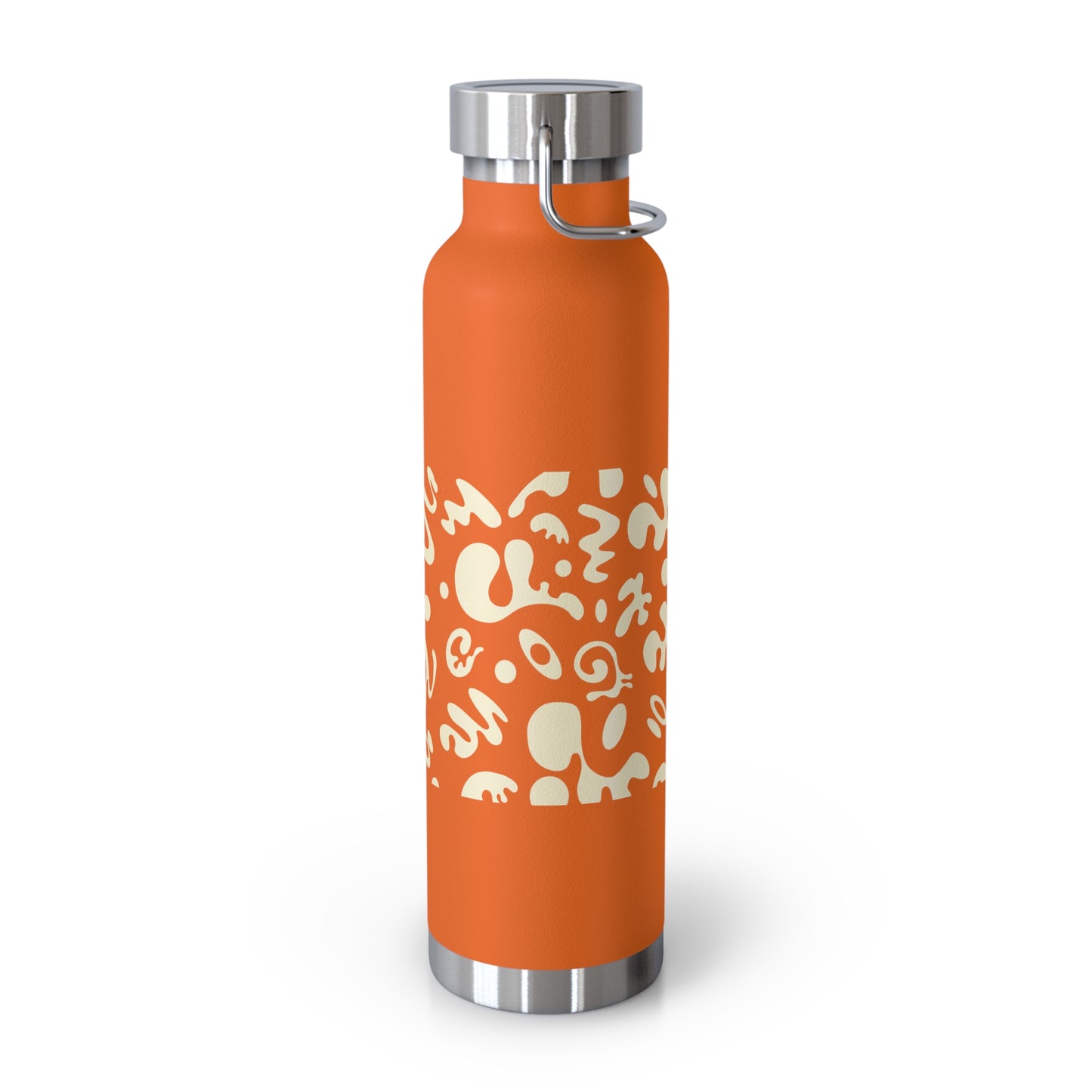 Mirror Work Copper Vacuum Insulated Water Bottle (22oz) - Blank Page White