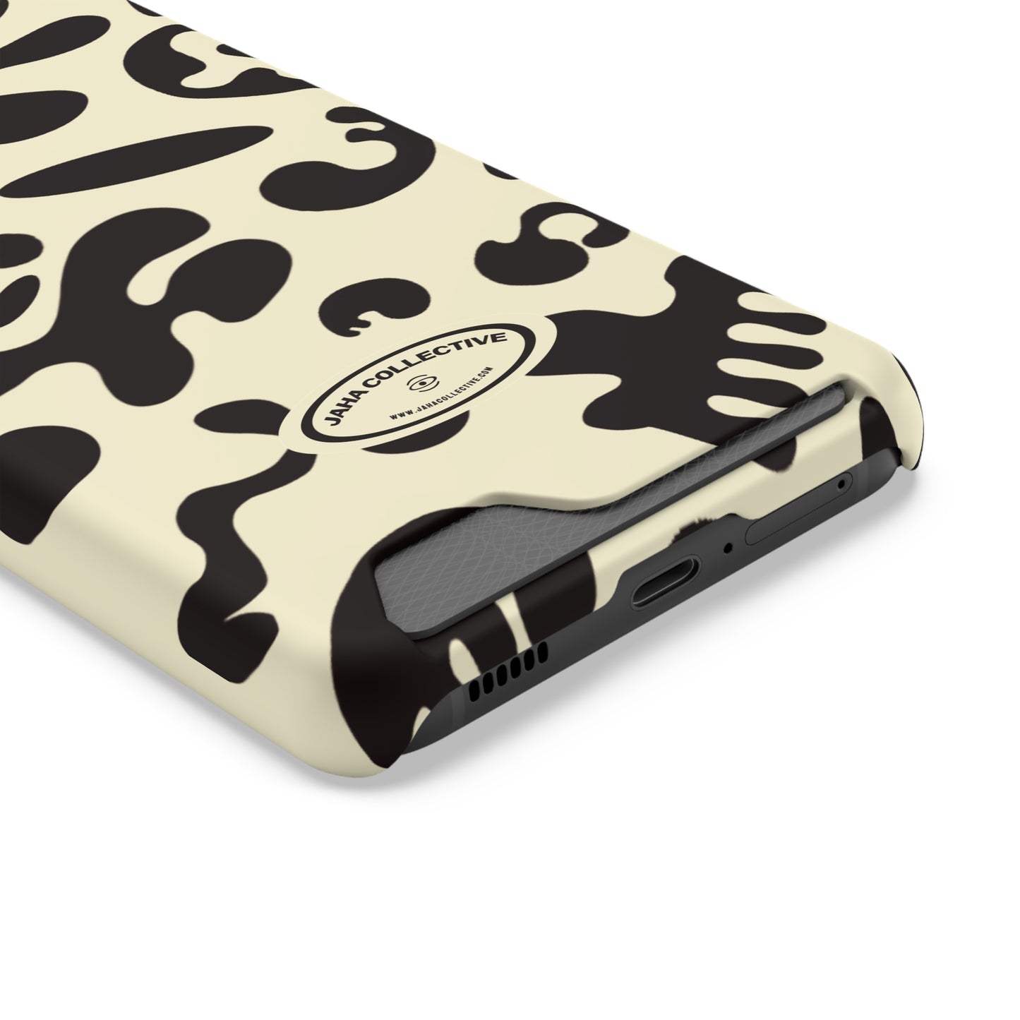 Pure Imagination Phone Case w Card Holder - Blank Page White