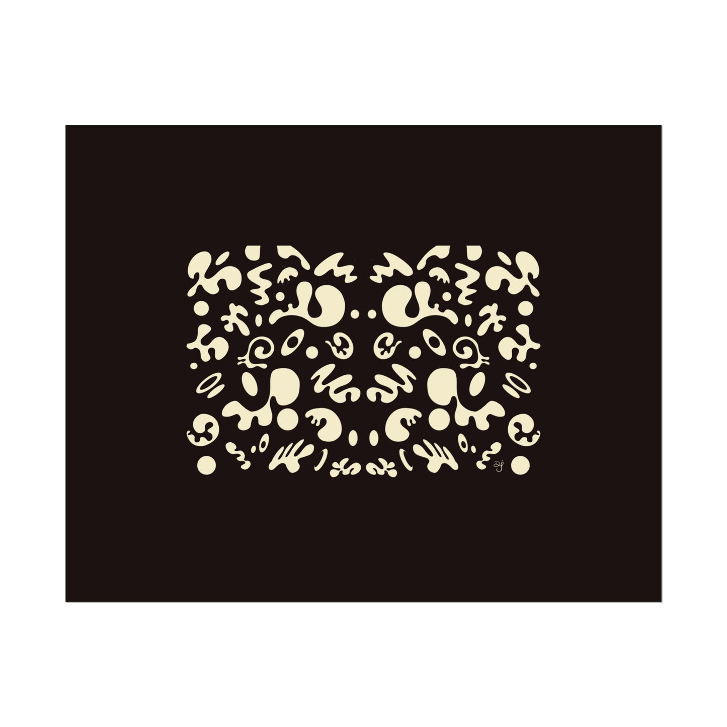 Mirror Work Rolled Poster (Landscape) - Smoke Signal