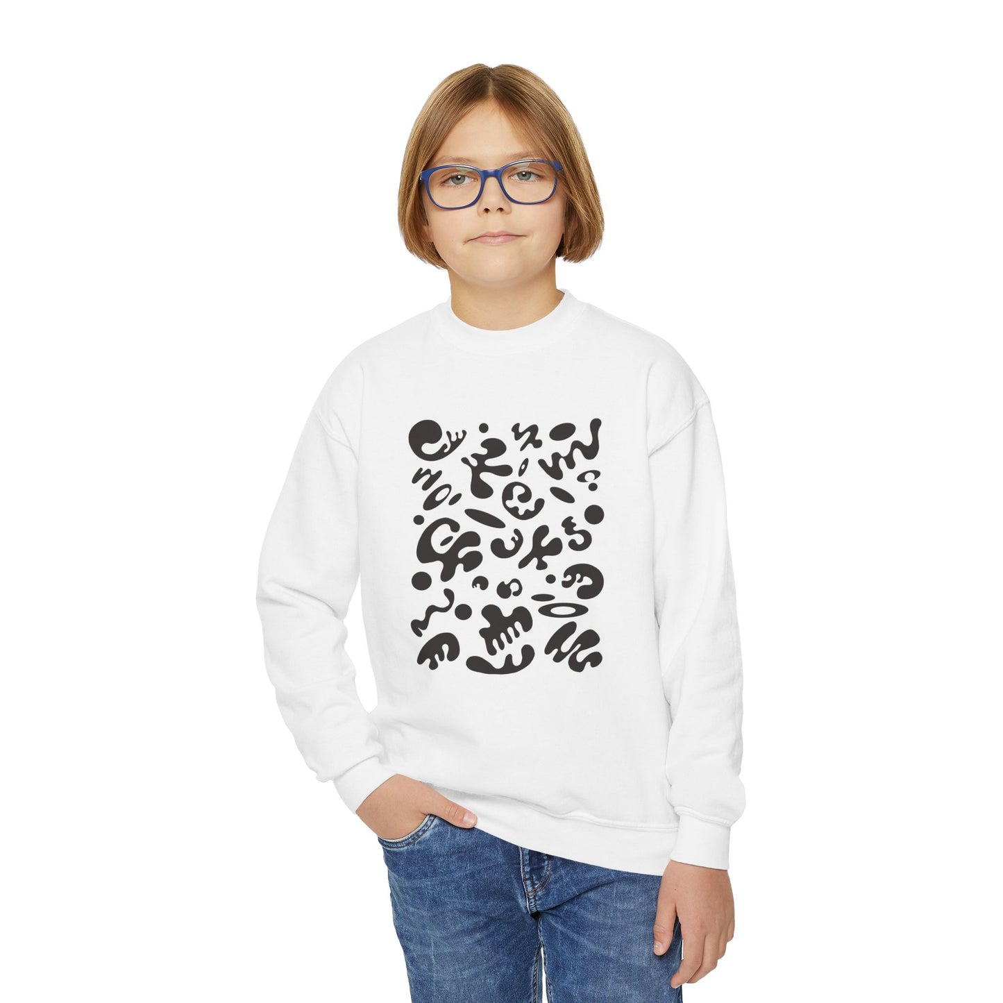Bright Future Youth Crewneck Sweatshirt - Smoke Signal