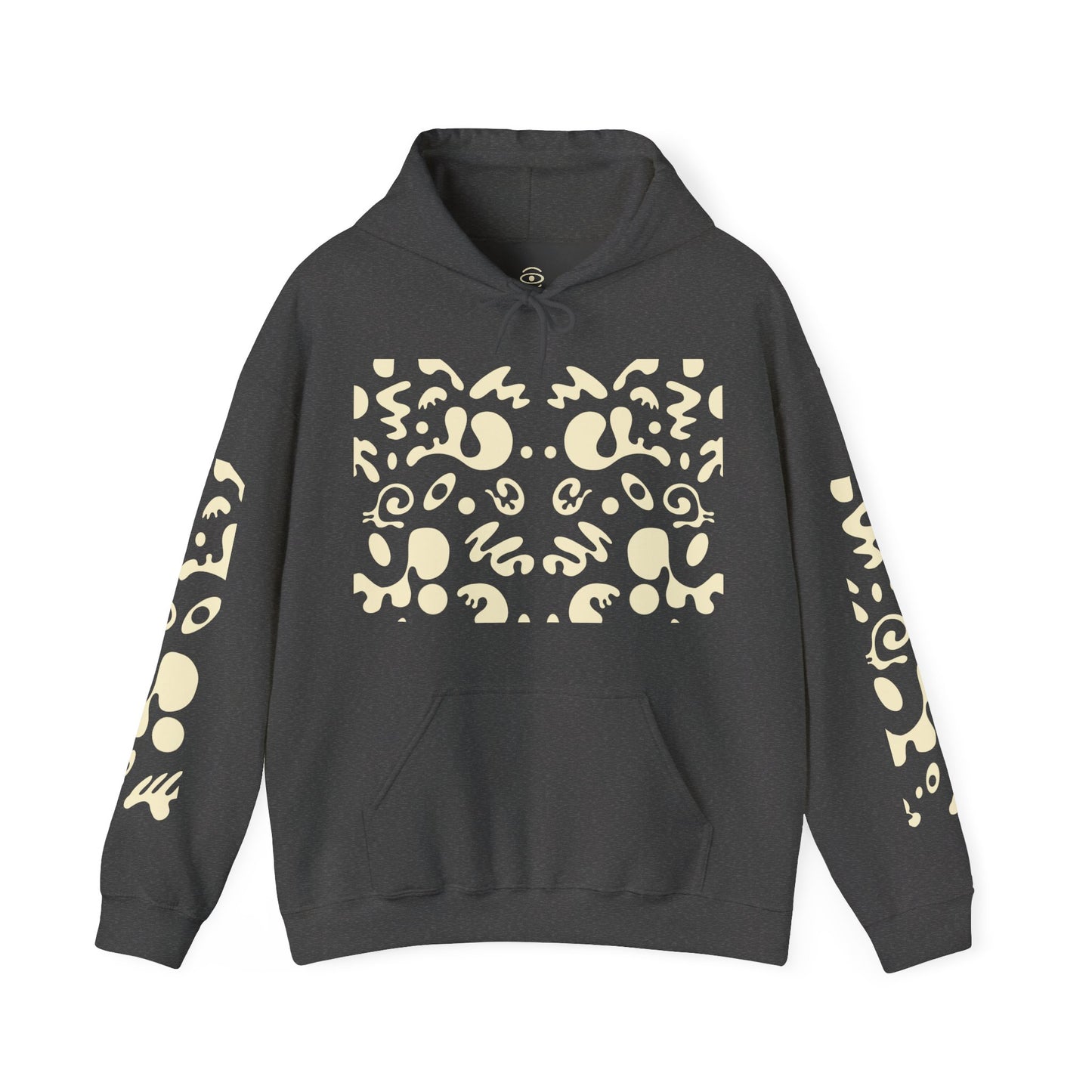 Mirror Work Unisex Heavy Blend™ Hooded Sweatshirt - Blank Page White Print