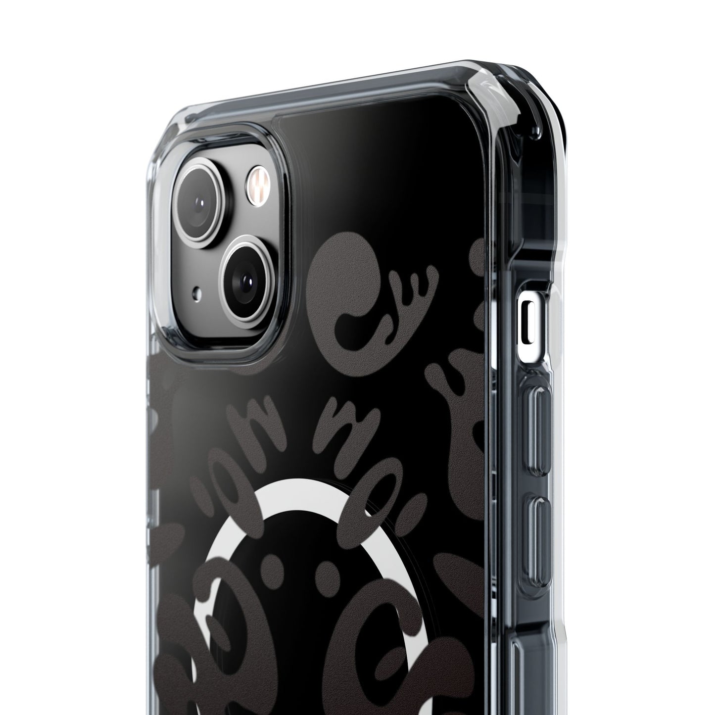Mirror Work Clear MagSafe Impact Case - Smoke Signal Black