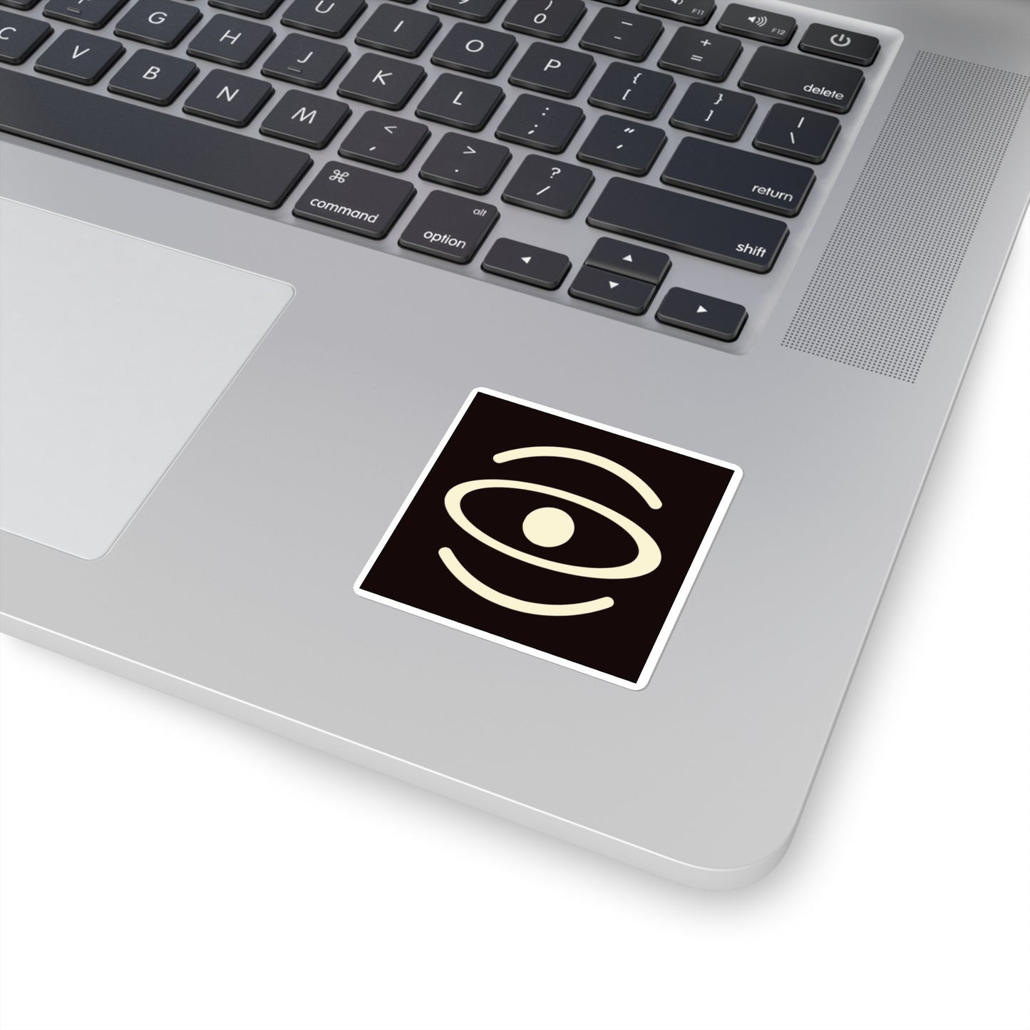 Jaha Logo Square Sticker - Smoke Signal Black