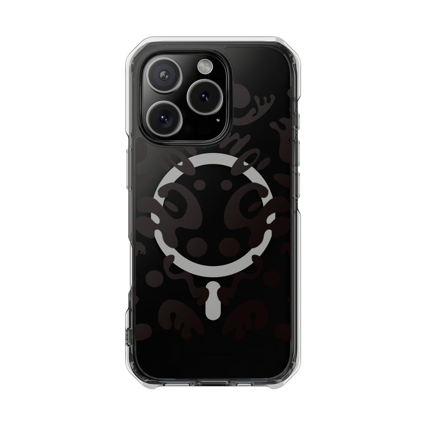 Mirror Work Clear MagSafe Impact Case - Smoke Signal Black