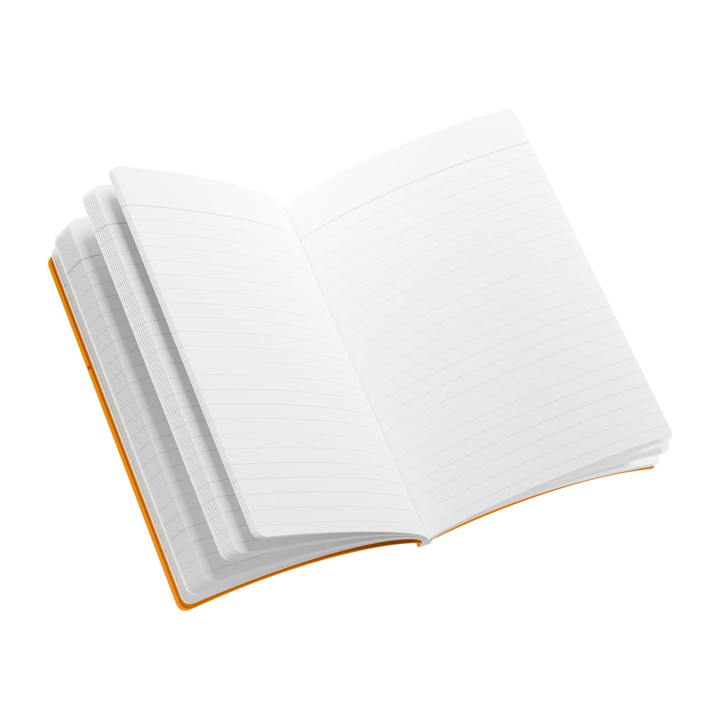 Pure Imagination Softcover Journal w Inside Prints + Tear-Off Pages (Ruled Line) - Heat Theory Orange