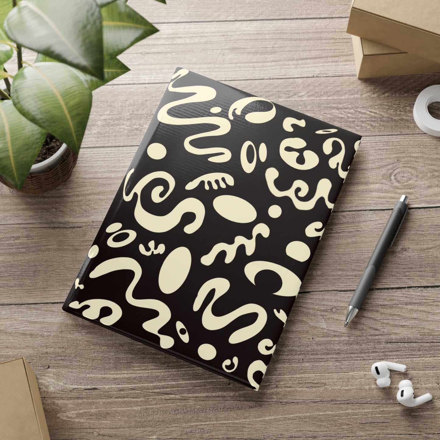 Pure Imagination Hardcover Notebook w Puffy Cover - Smoke Signal
