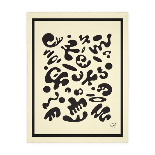 Deep Dream Velveteen Microfiber Blanket (Two-sided print) - Blank Page