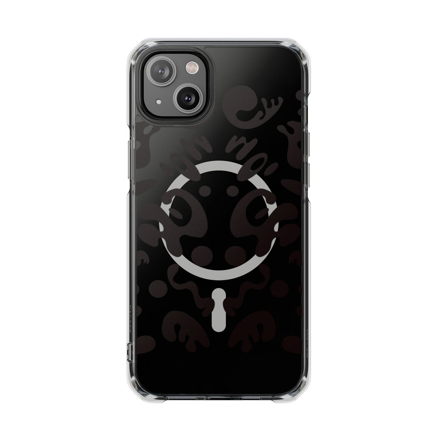 Mirror Work Clear MagSafe Impact Case - Smoke Signal Black