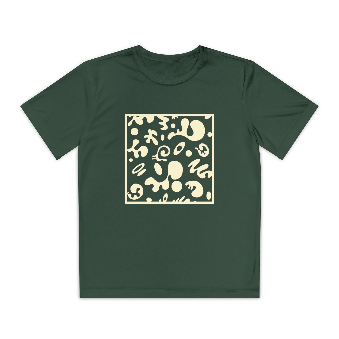 Adorn'd Youth Competitor Graphic Tee - Blank Page White