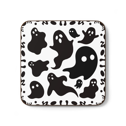 Boo Thing Hardboard Back Coaster - Starlight White