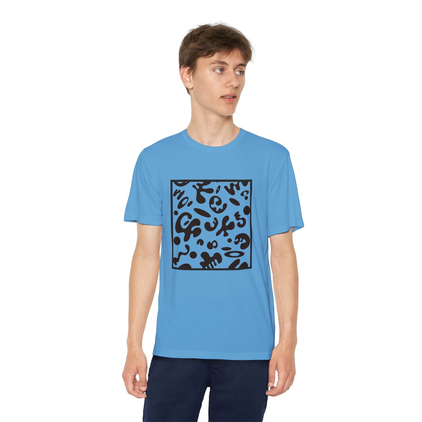 Adorn'd Youth Competitor Graphic Tee - Smoke Signal Black