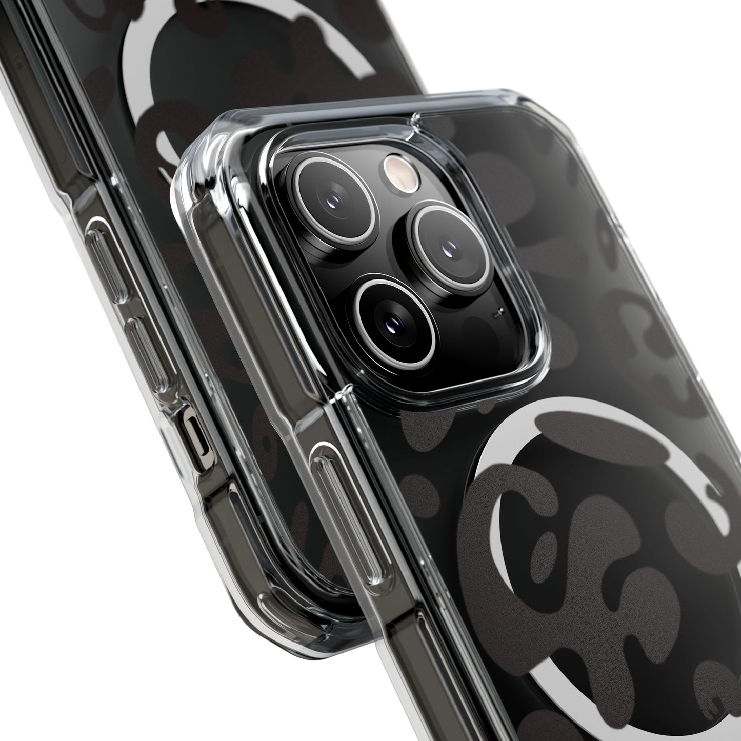 Pure Imagination Clear MagSafe Impact Case - Smoke Signal Black