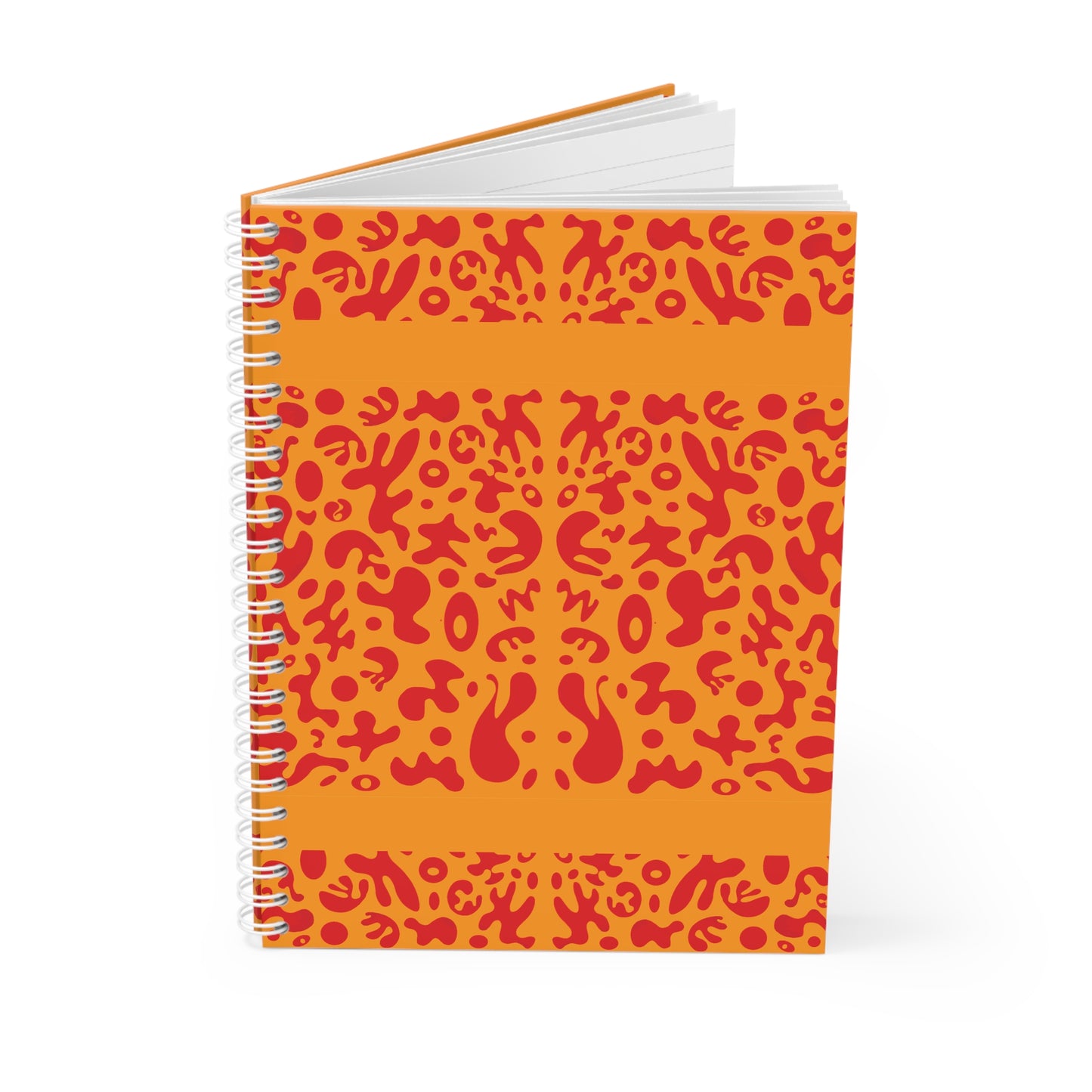 Mirror Work Color Spiral Notebook (Wide Ruled) - Heat Theory