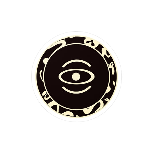 Adorn'd Logo Kiss Cut Vinyl Decal - Smoke Signal Black