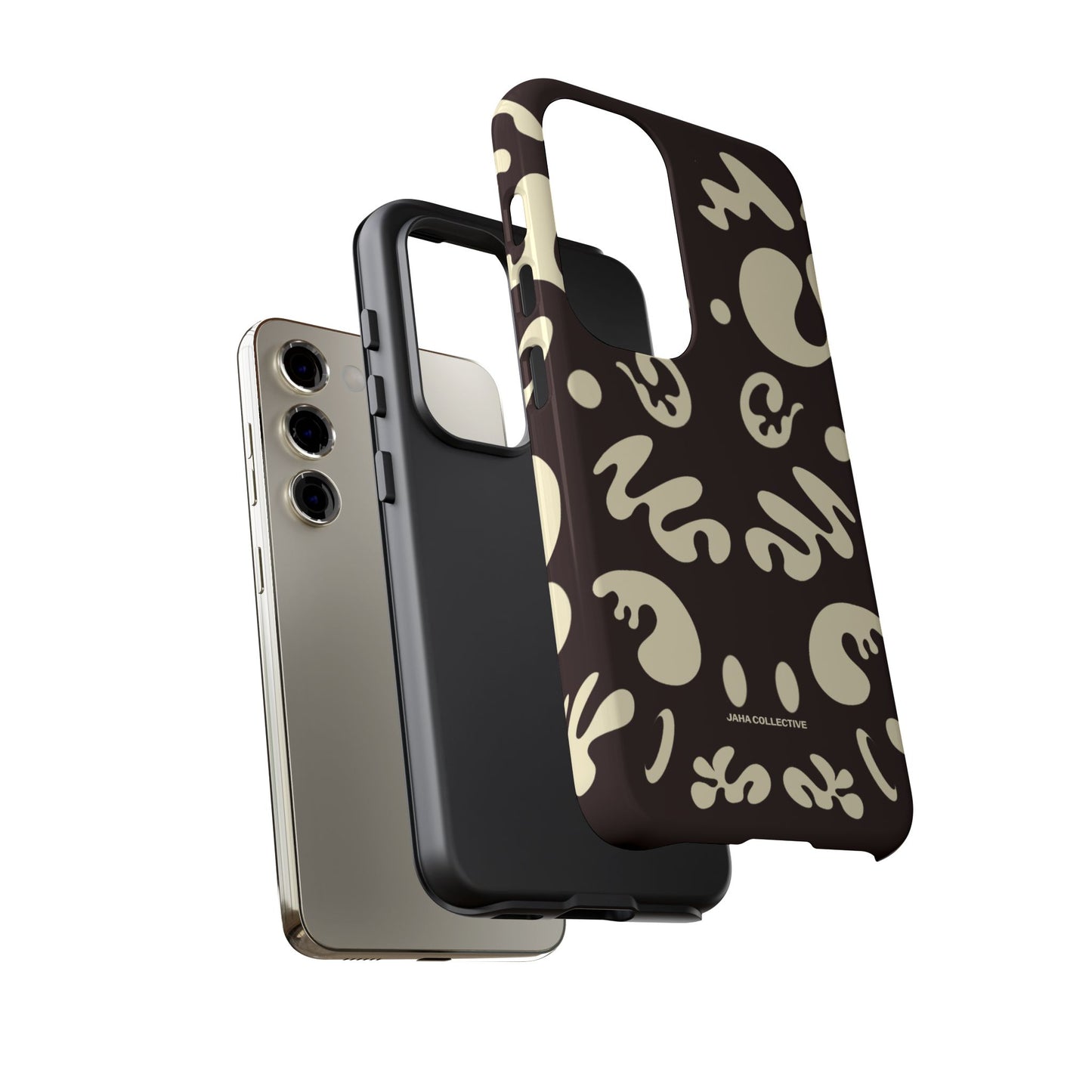 Mirror Work Tough Case (Samsung) - Smoke Signal Black