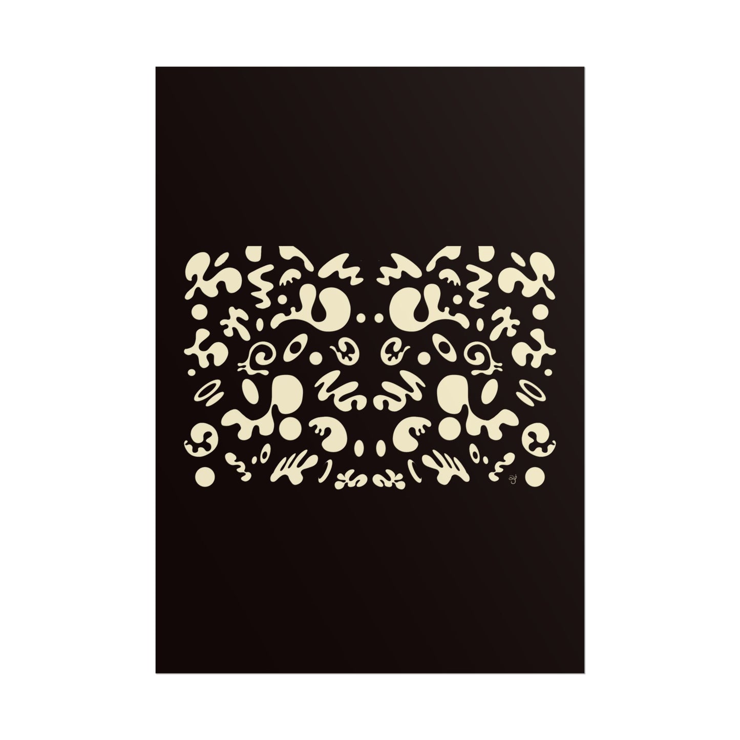 Mirror Work Rolled Poster (Portrait) - Smoke Signal