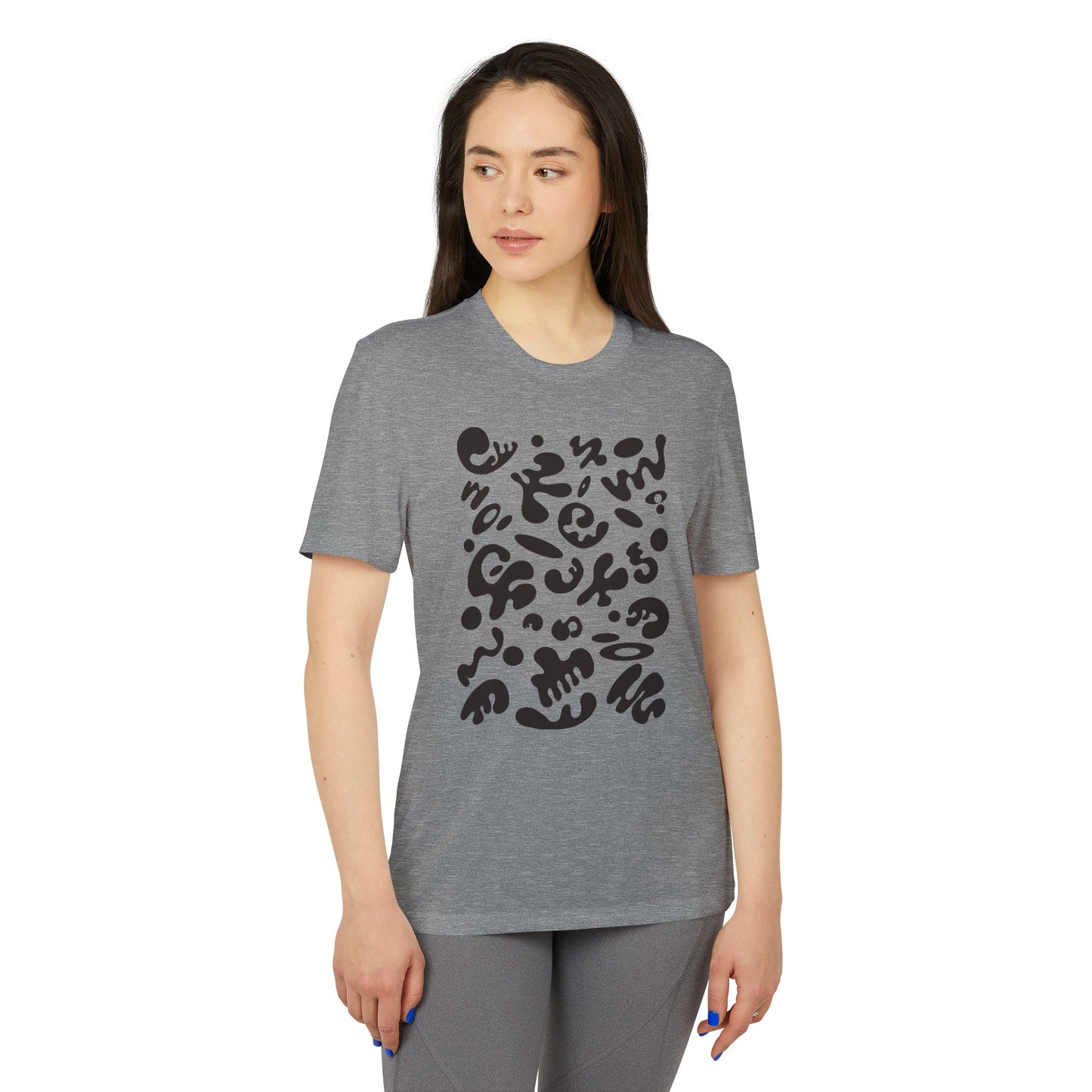 Pure Imagination Adidas Unisex Sport T-Shirt - Smoke Signal Black