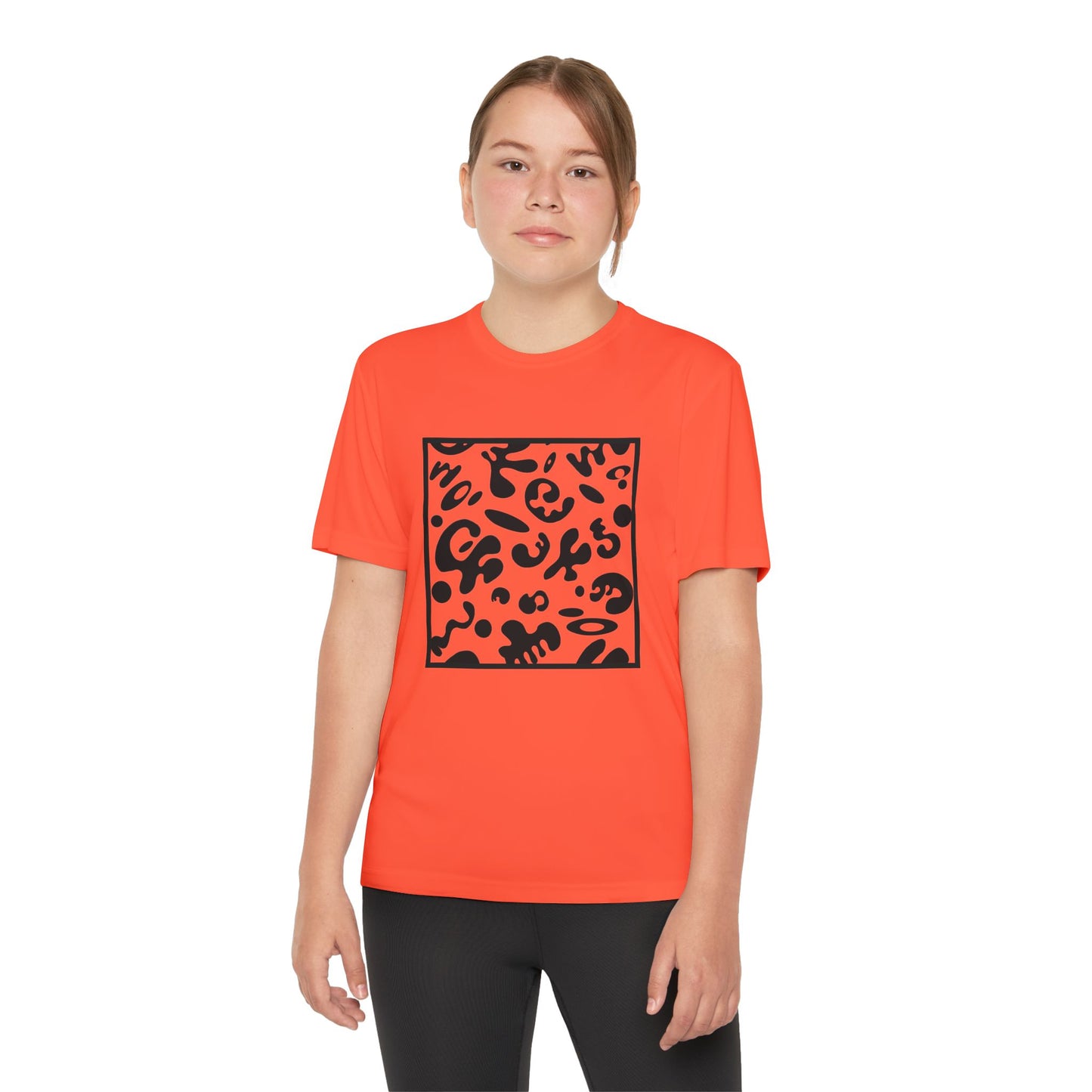 Adorn'd Youth Competitor Graphic Tee - Smoke Signal Black