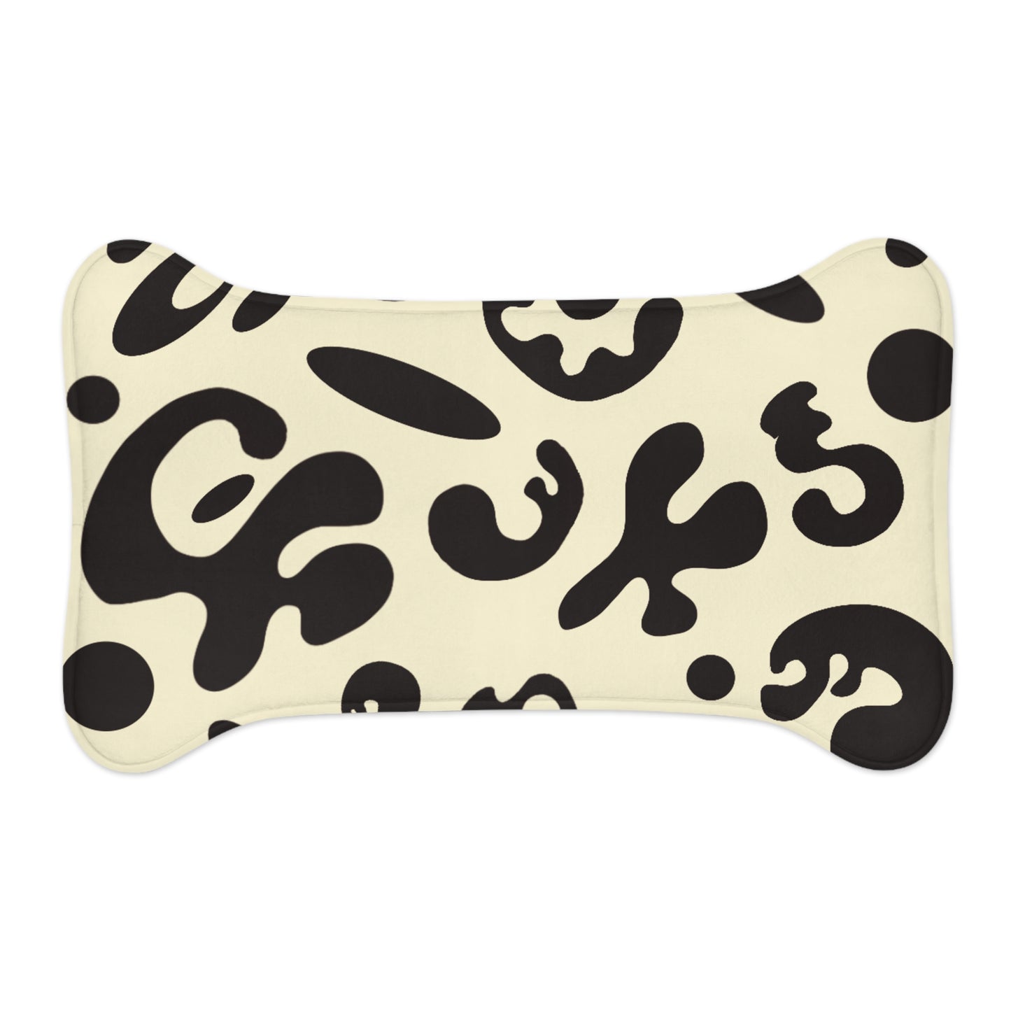 Pure Imagination Pet Feeding Mats (in Bone or Fish Shape) - Blank Page White