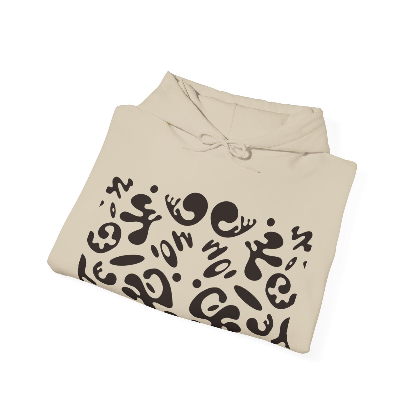 Mirror Work Unisex Heavy Blend™ Hooded Sweatshirt - Smoke Signal Black Print