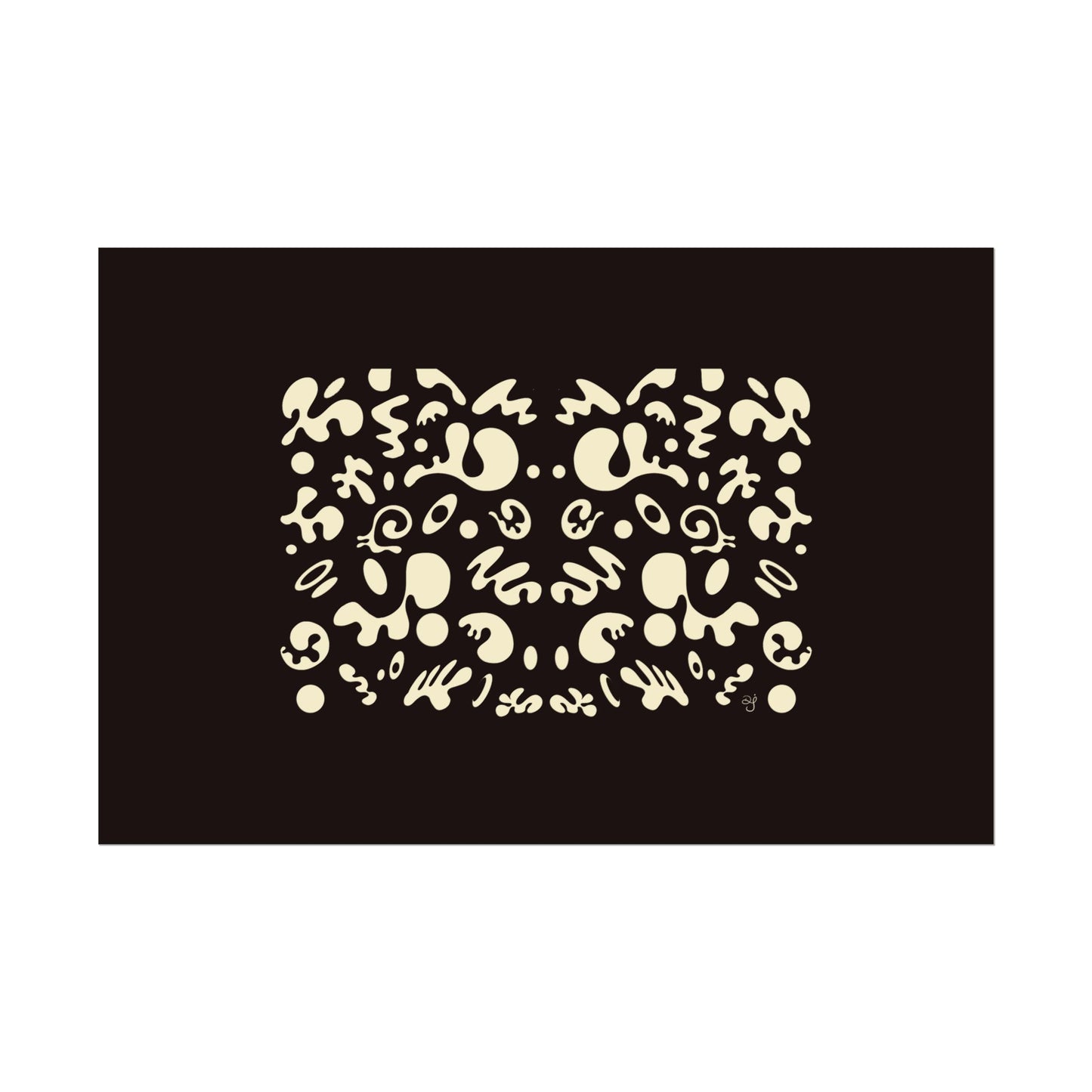 Mirror Work Rolled Poster (Landscape) - Smoke Signal