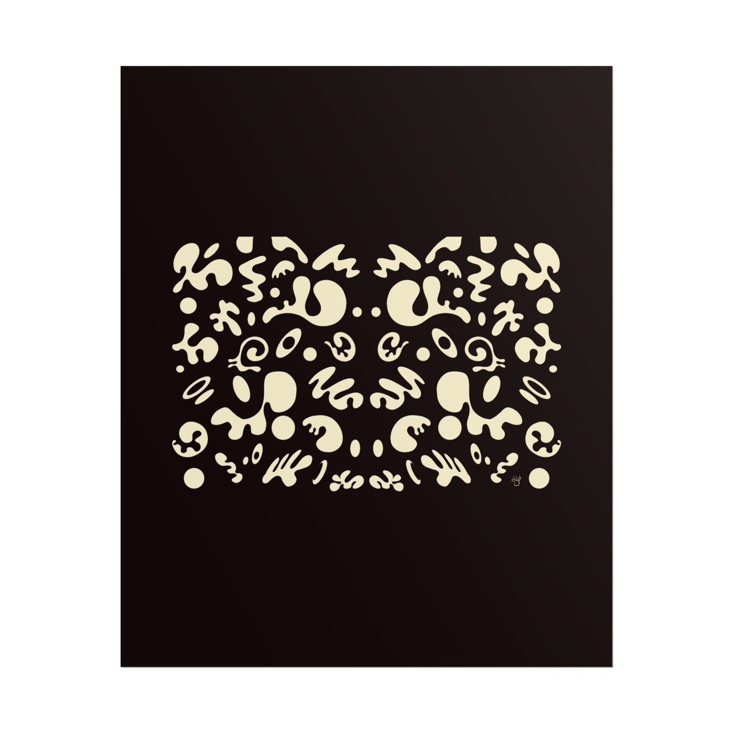 Mirror Work Rolled Poster (Portrait) - Smoke Signal