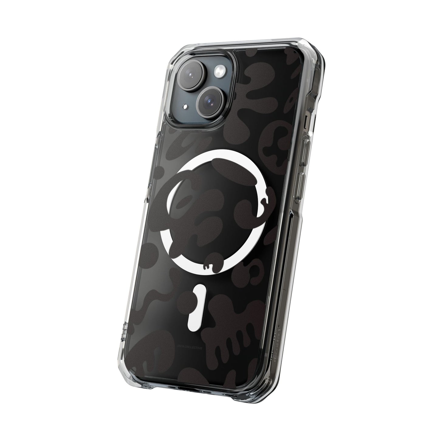Pure Imagination Clear MagSafe Impact Case - Smoke Signal Black