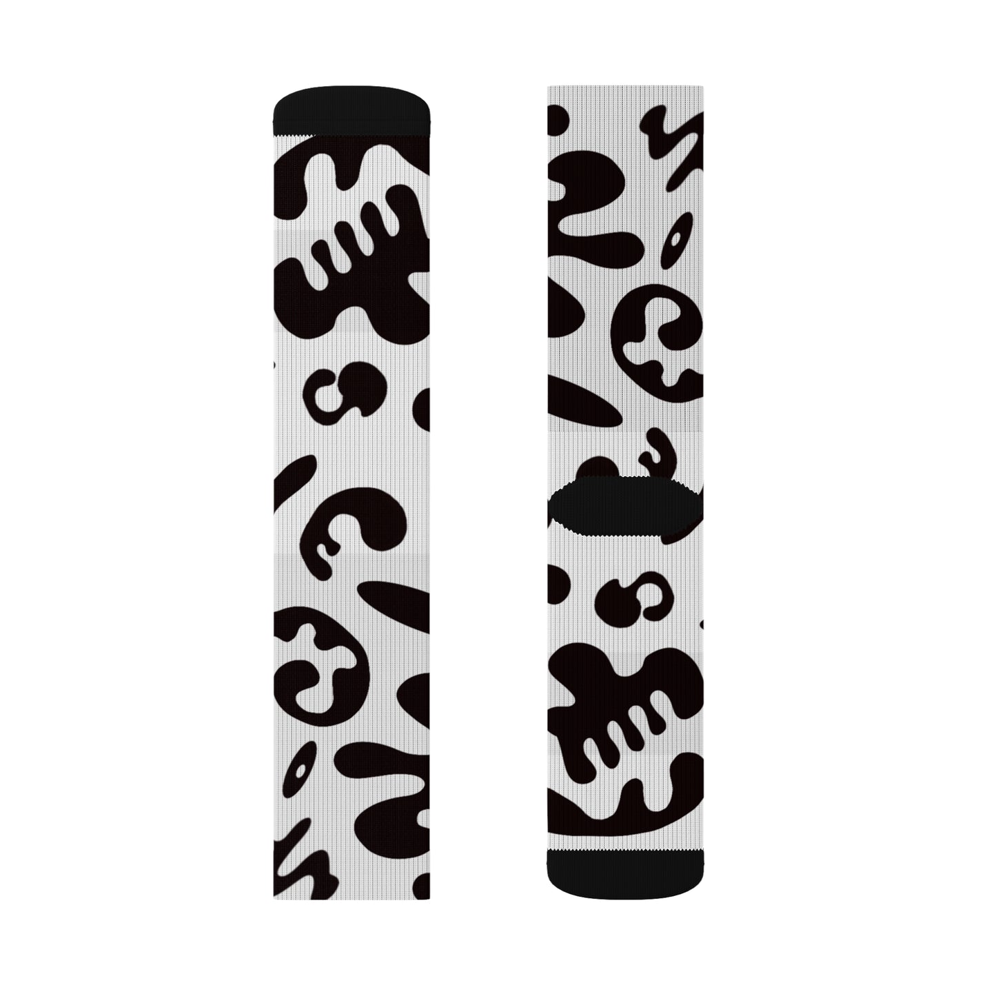 Pure Imagination Print Socks - Smoke Signal Black Print