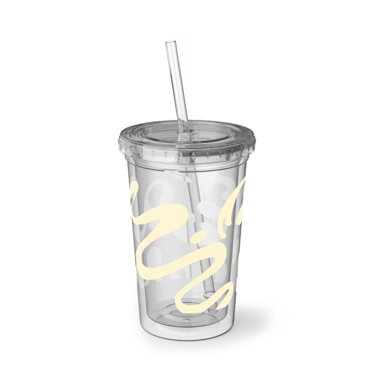 Nourish'd Acrylic Cup - Blank Page White