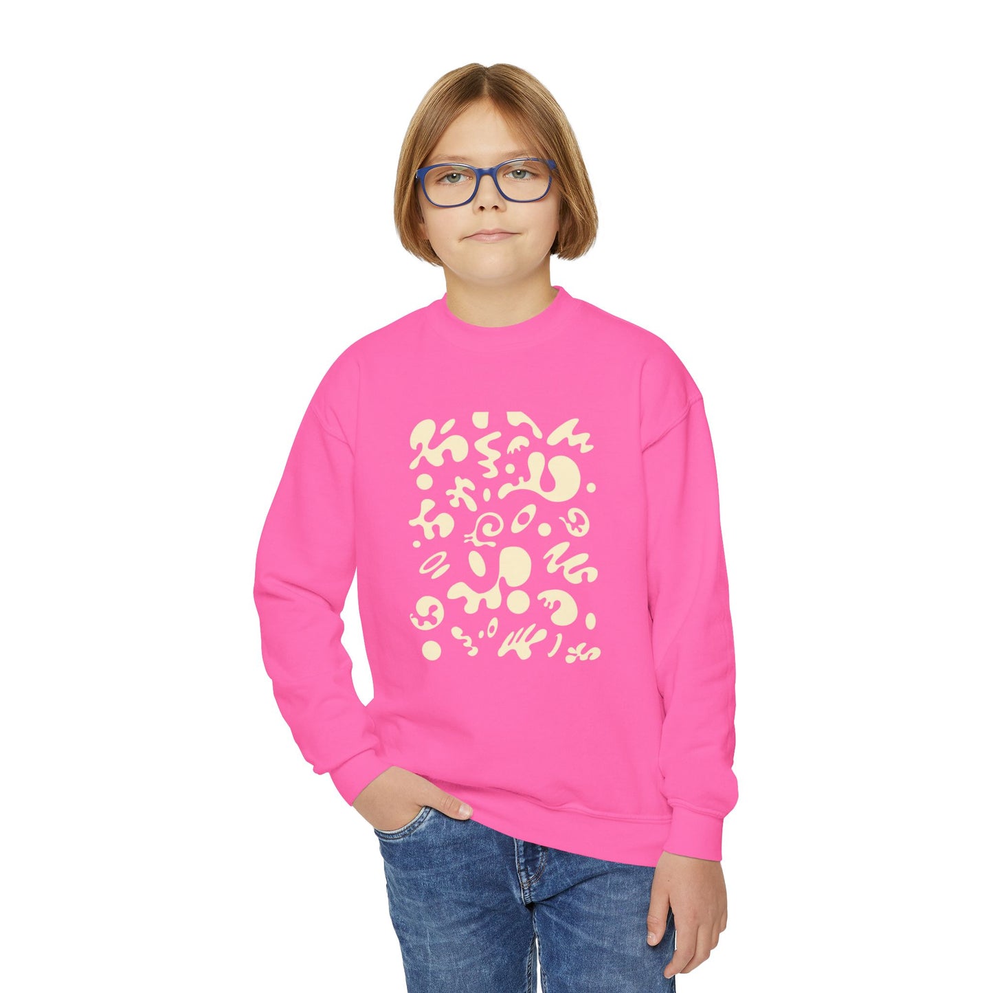 Bright Future Youth Crewneck Sweatshirt - Blank Page