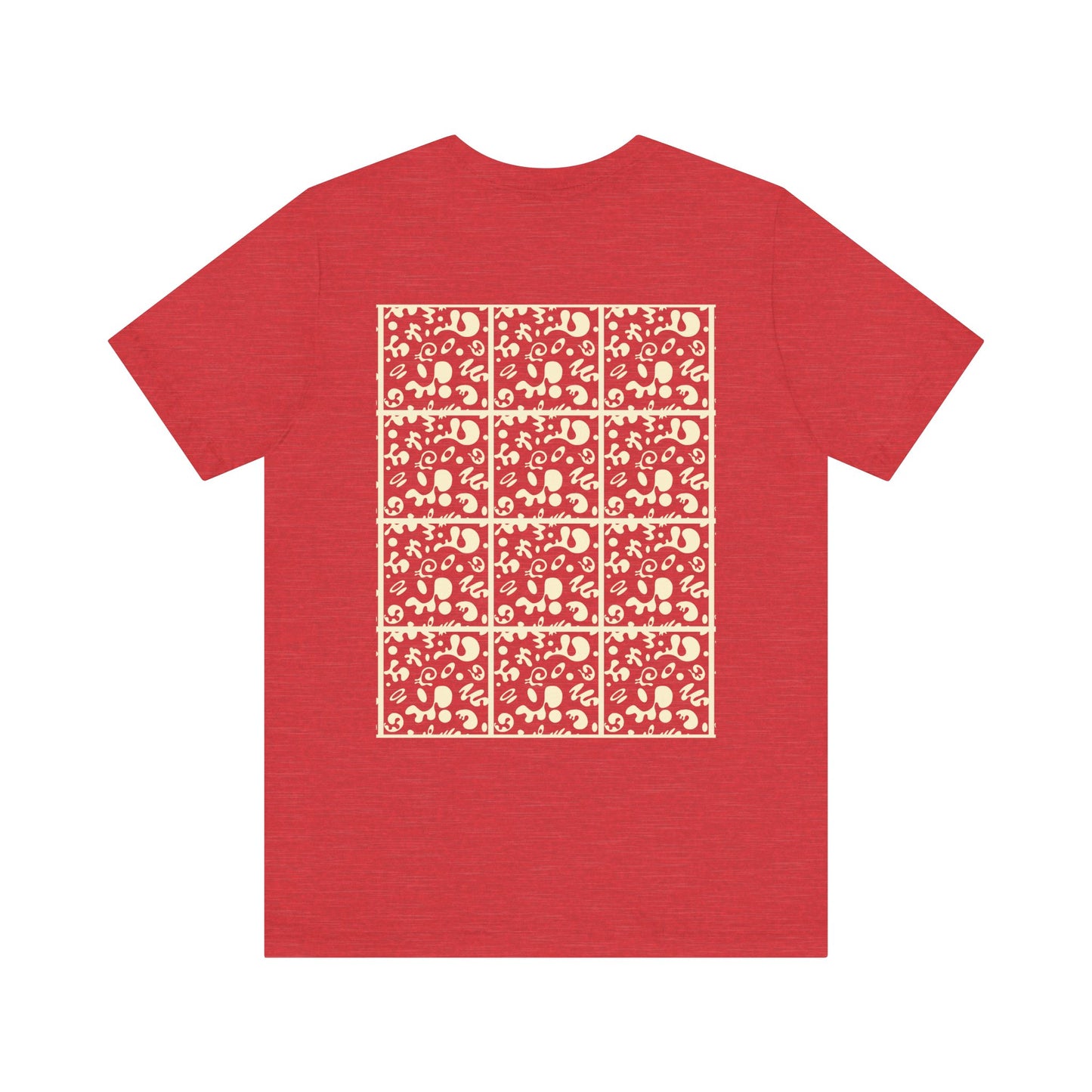 Adorn'd Unisex Jersey Short Sleeve Tee - Blank Page White Print