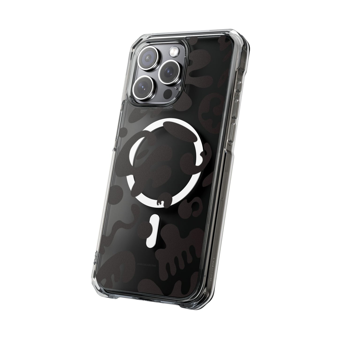 Pure Imagination Clear MagSafe Impact Case - Smoke Signal Black
