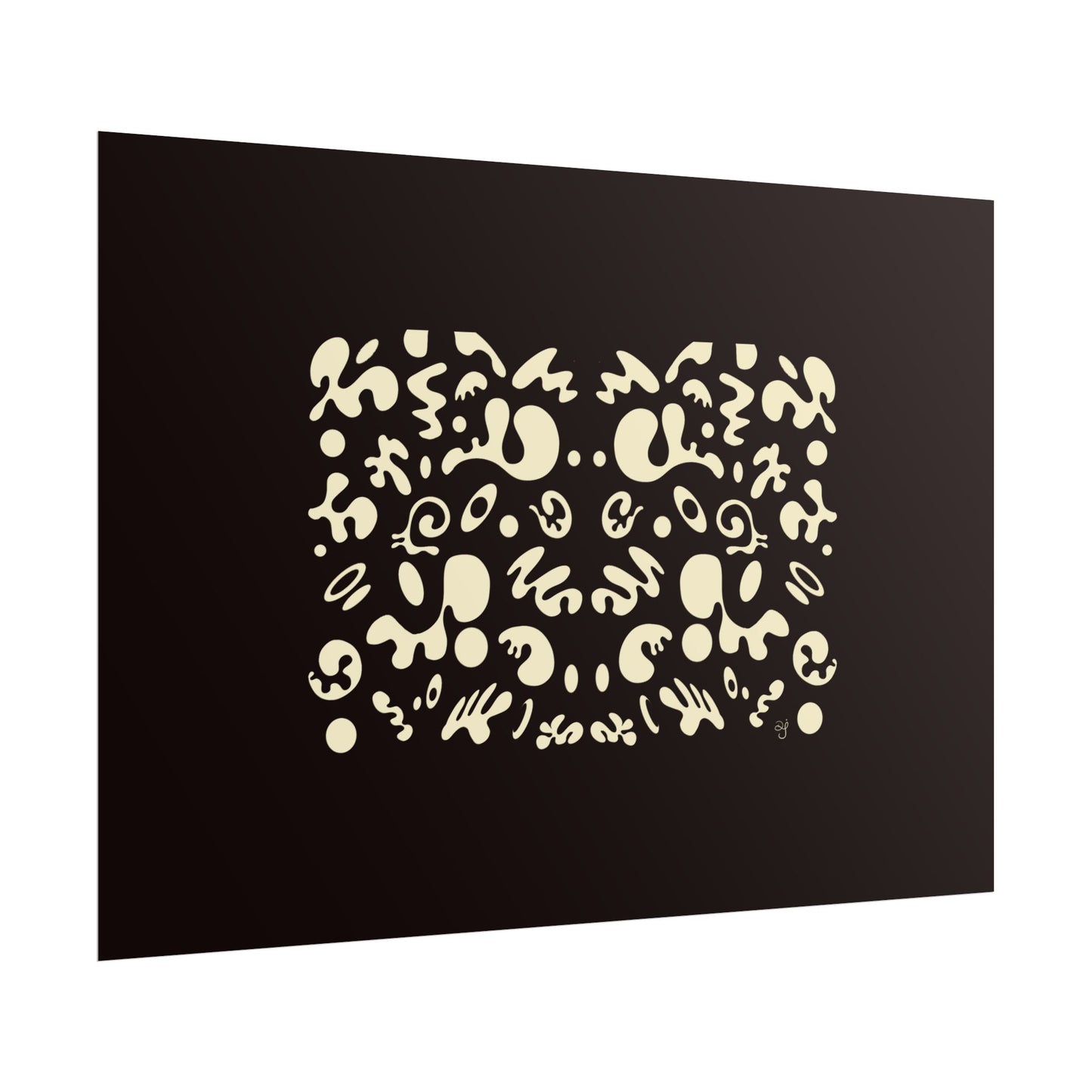 Mirror Work Rolled Poster (Landscape) - Smoke Signal