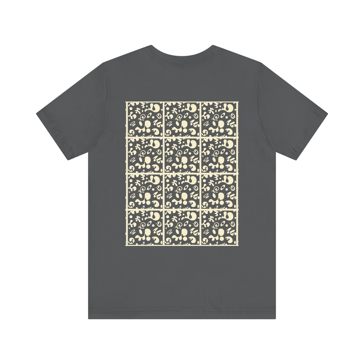 Adorn'd Unisex Jersey Short Sleeve Tee - Blank Page White Print