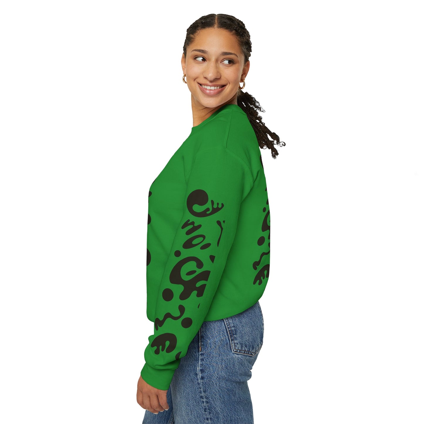 Pure Imagination Unisex Heavy Blend™ Crewneck Sweatshirt- Smoke Signal Black Print