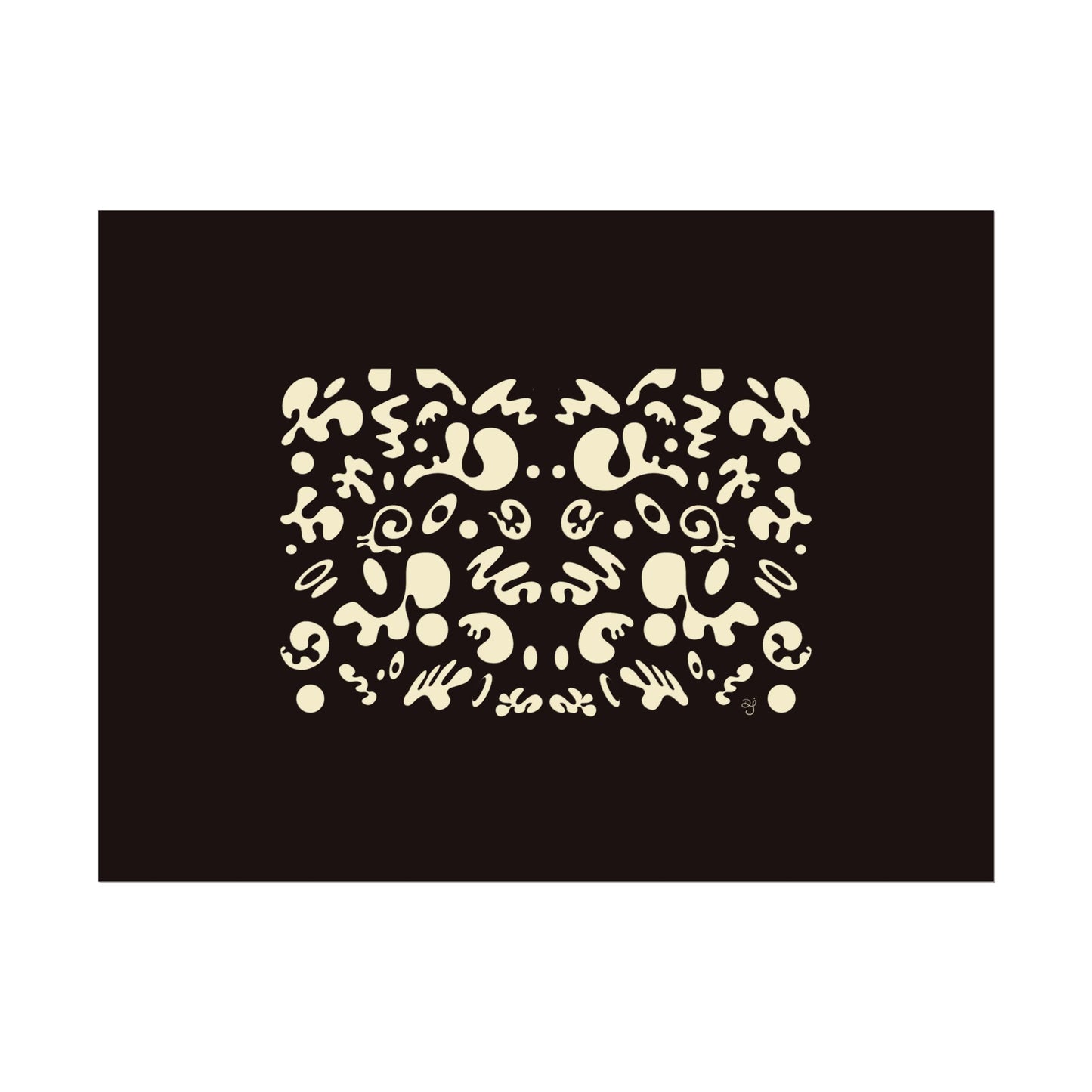 Mirror Work Rolled Poster (Landscape) - Smoke Signal