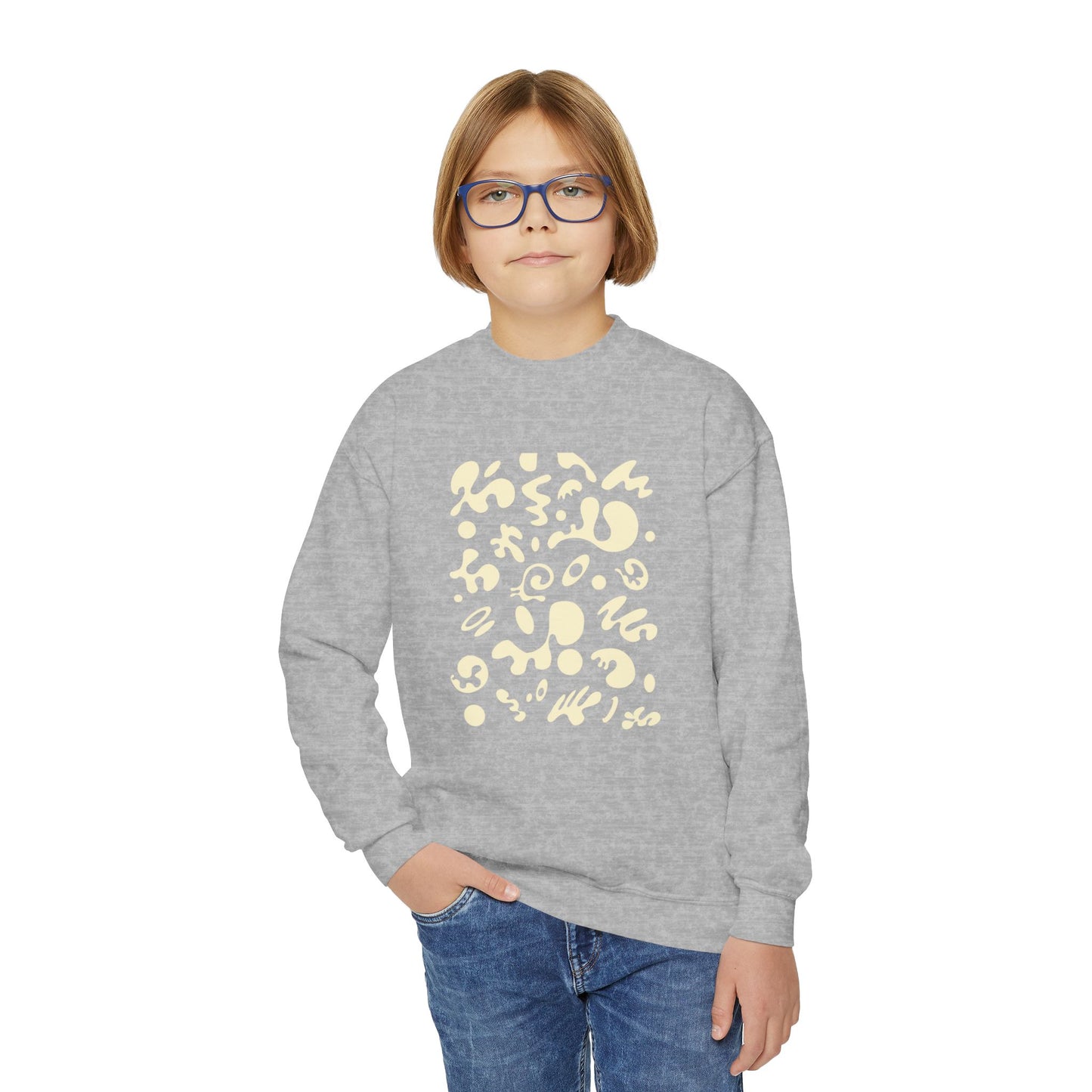 Bright Future Youth Crewneck Sweatshirt - Blank Page