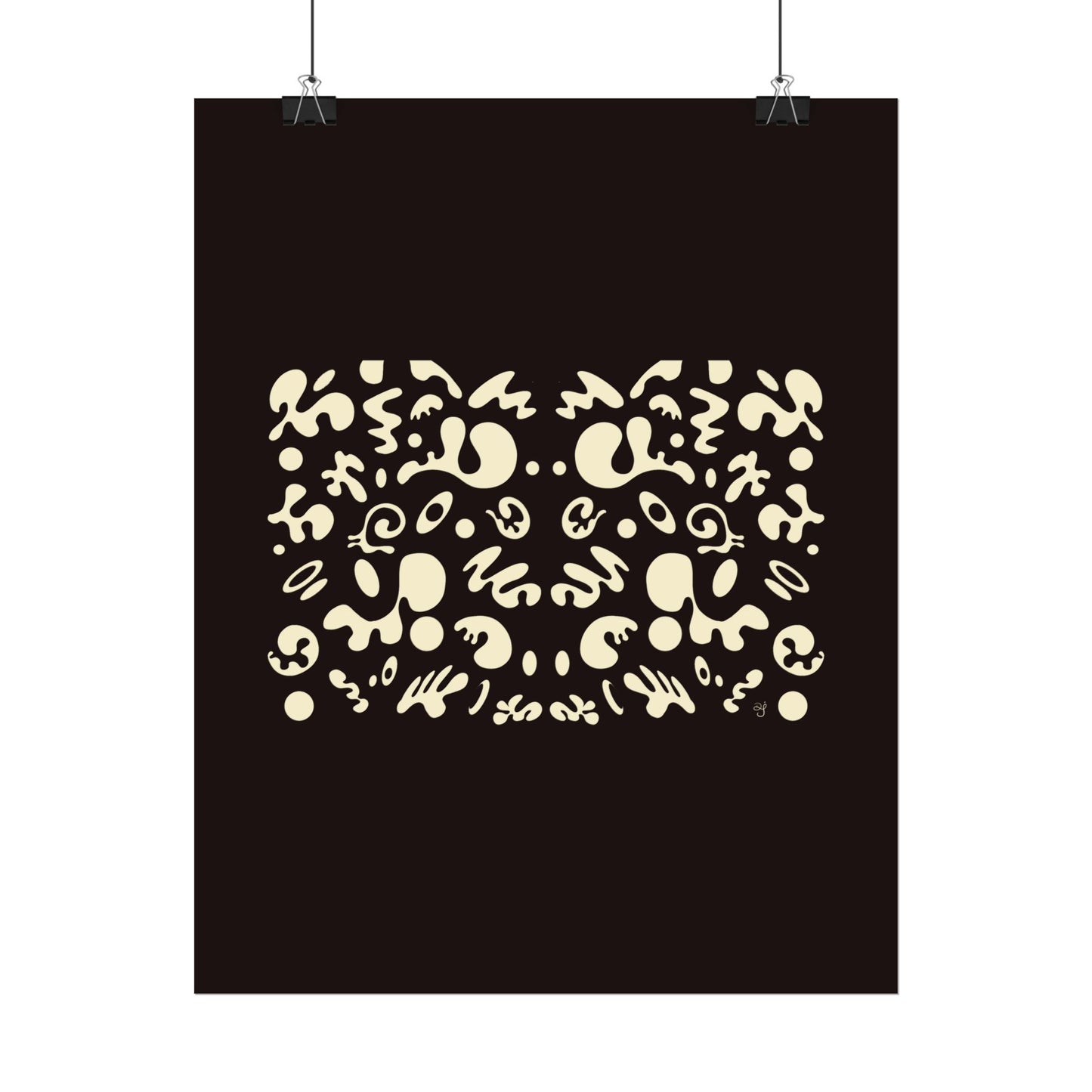 Mirror Work Rolled Poster (Portrait) - Smoke Signal