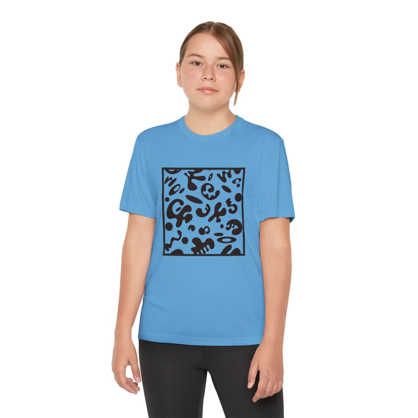 Adorn'd Youth Competitor Graphic Tee - Smoke Signal Black