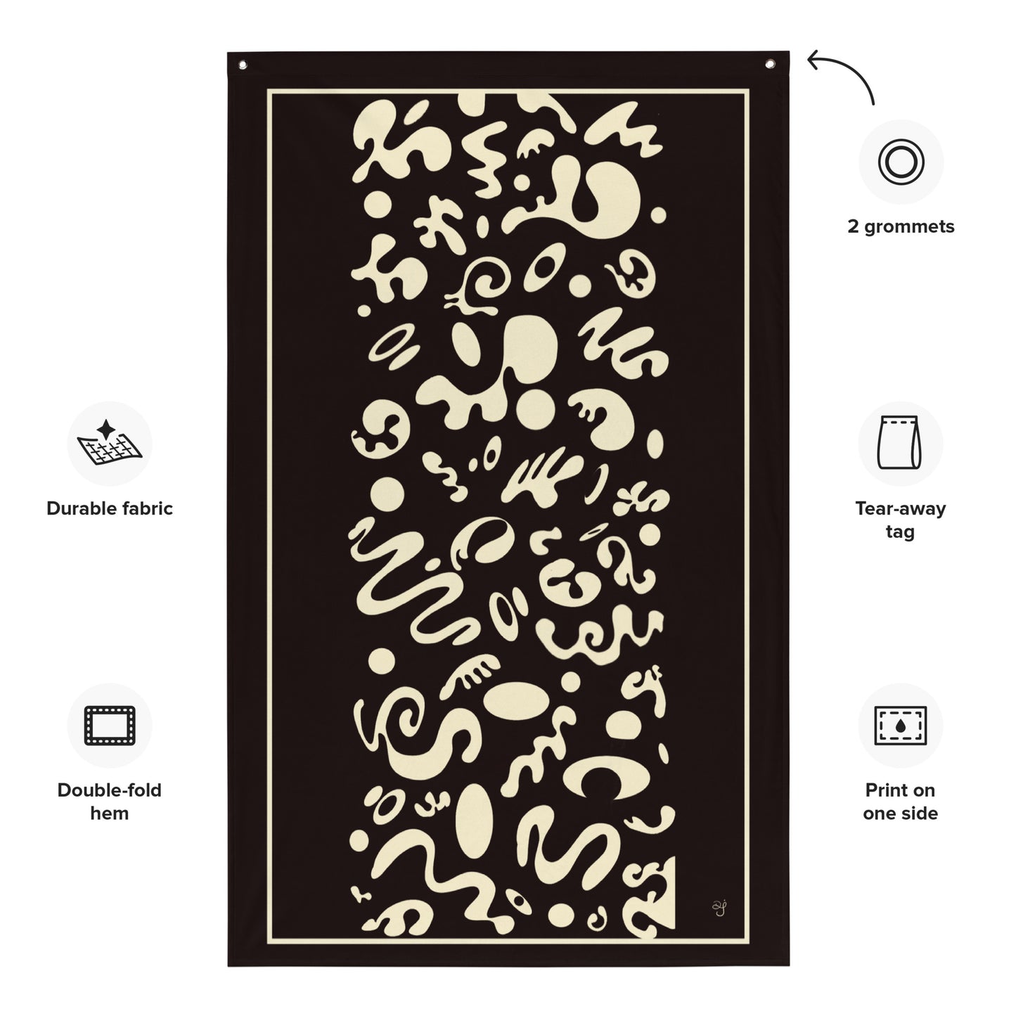 Adorn'd Flag (Vertical)