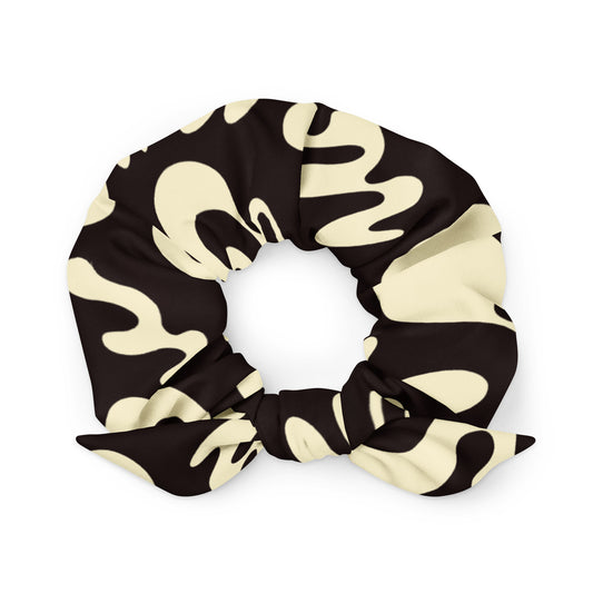 Pure Imagination Recycled Fabric Scrunchie - Smoke Signal Black