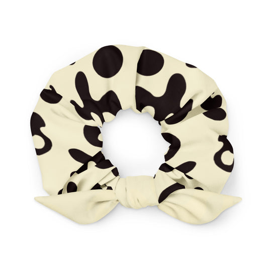 Pure Imagination Recycled Fabric Scrunchie - Blank Page White